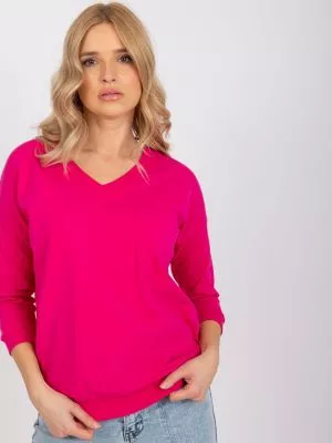 Bluza dama basic roz - bluze