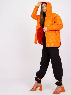 Geaca dama tranzitie primavara / toamna portocaliu - geci, jachete