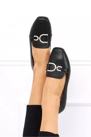 Mocasini dama negru Inello - mocasini dama