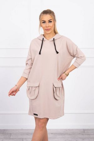 Rochie de zi bej - Rochii de zi