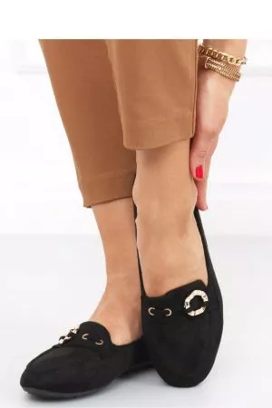 Mocasini dama negru Inello - mocasini dama