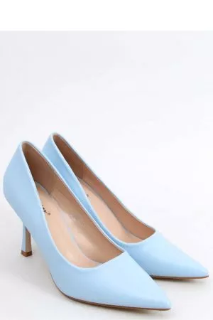 Pantofi cu toc albastru Inello - pantofi cu toc