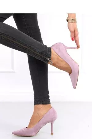 Pantofi cu toc violet Inello - pantofi cu toc