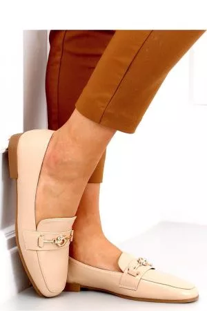 Mocasini dama bej Inello - mocasini dama