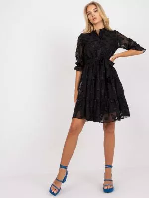 Rochie de cocktail negru Camila - rochii de ocazie