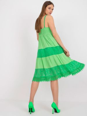 Rochie de zi casual verde - Rochii de zi