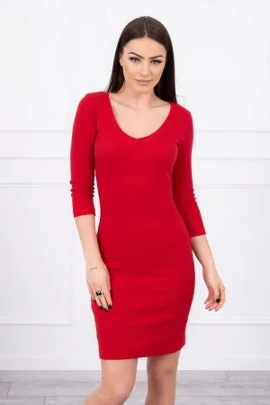 Rochie de zi rosu - rochii de zi