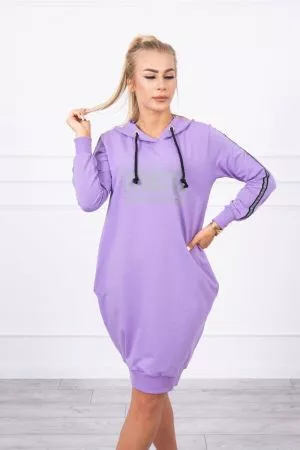 Rochie de zi violet - rochii de zi