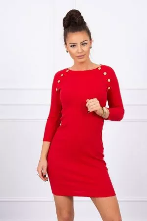 Rochie de zi rosu - rochii de zi