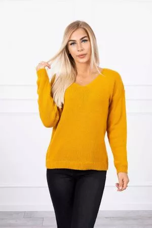 Pulover dama galben - pulovere