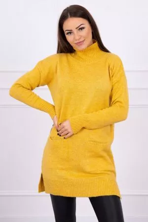 Pulover dama galben - pulovere