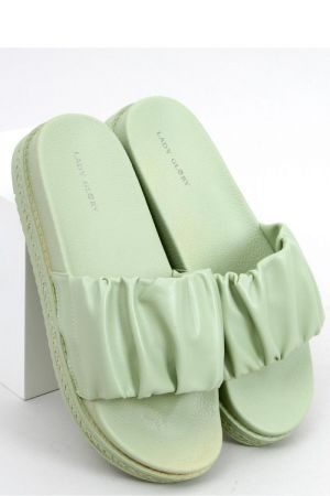 Papuci dama verde Inello - papuci dama