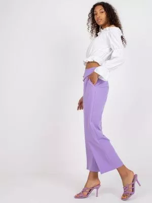 Pantaloni dama violet - pantaloni