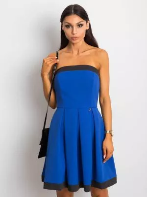 Rochie de cocktail albastru Kennedy - rochii de ocazie