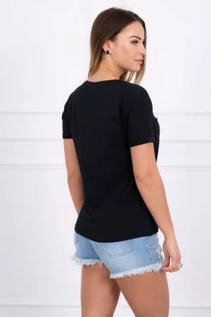 Tricou dama negru - tricouri, topuri