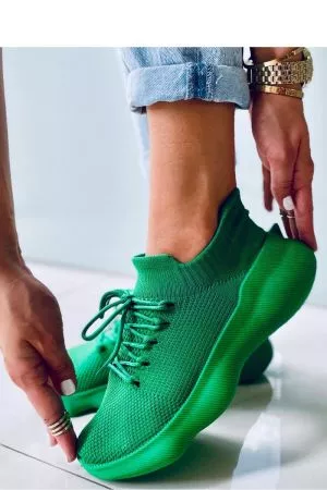 Pantofi sport dama verde Inello - pantofi sport dama, tenisi dama