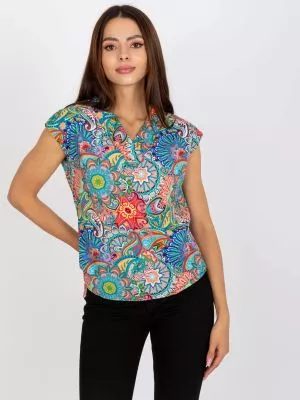 Bluza dama cu imprimeu colorat - bluze