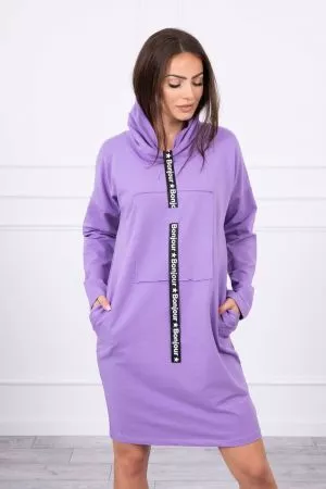 Rochie de zi violet - rochii de zi