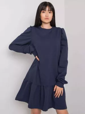 Rochie de zi casual bleumarin - rochii de zi