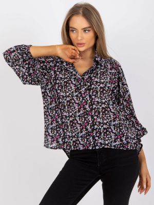 Bluza camasa dama negru - bluze