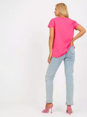 Bluza dama cu imprimeu roz - bluze