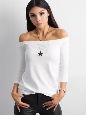 Bluza dama basic alb - bluze