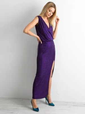 Rochie de seara violet Aurora - rochii de seara