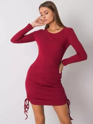 Rochie de zi bodycon maro - rochii de zi