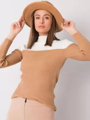 Pulover dama cu guler alb - pulovere